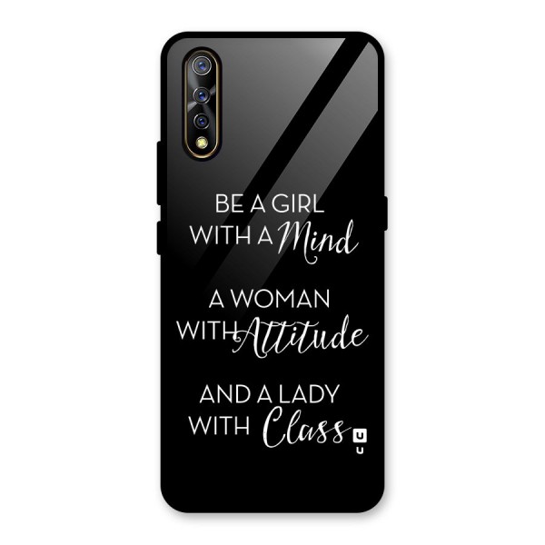 The-Mindset Glass Back Case for Vivo Z1x