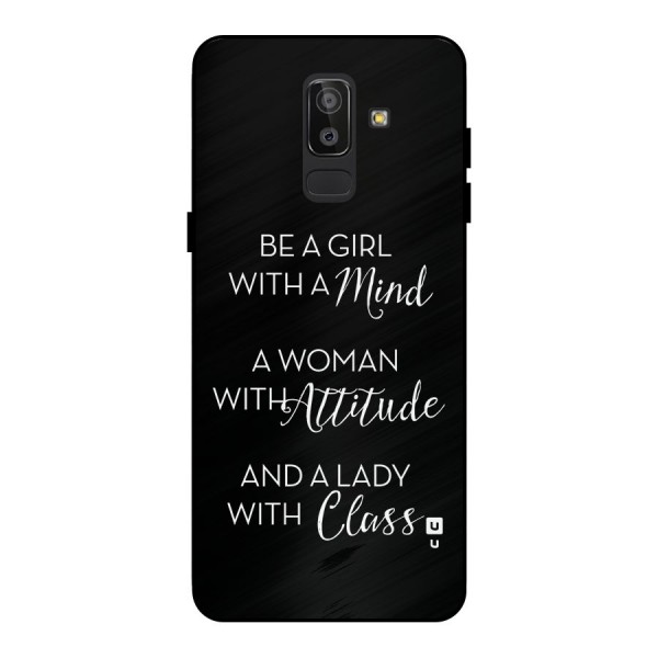 The-Mindset Metal Back Case for Galaxy J8