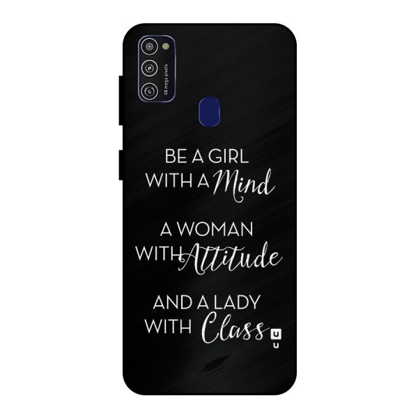 The-Mindset Metal Back Case for Galaxy M21