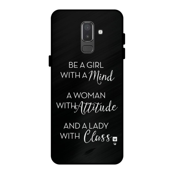 The-Mindset Metal Back Case for Galaxy On8 (2018)