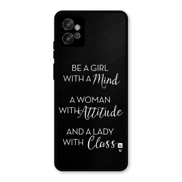 The-Mindset Metal Back Case for Moto G32