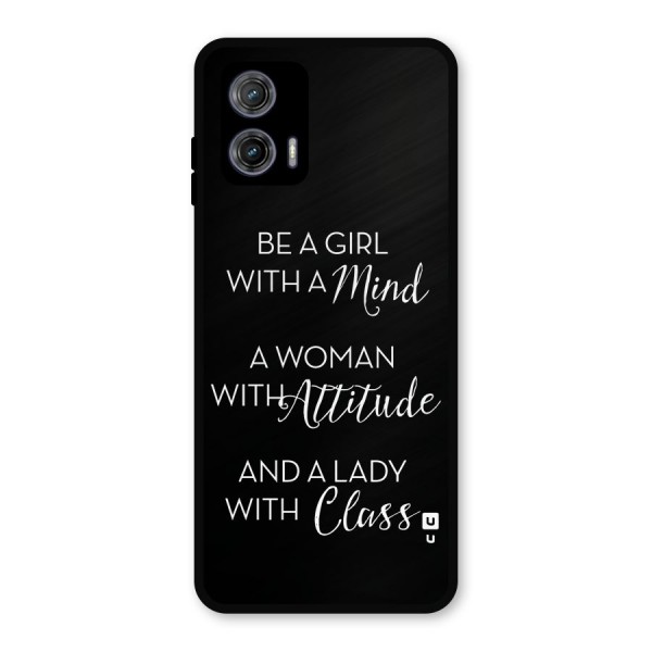 The-Mindset Metal Back Case for Moto G73