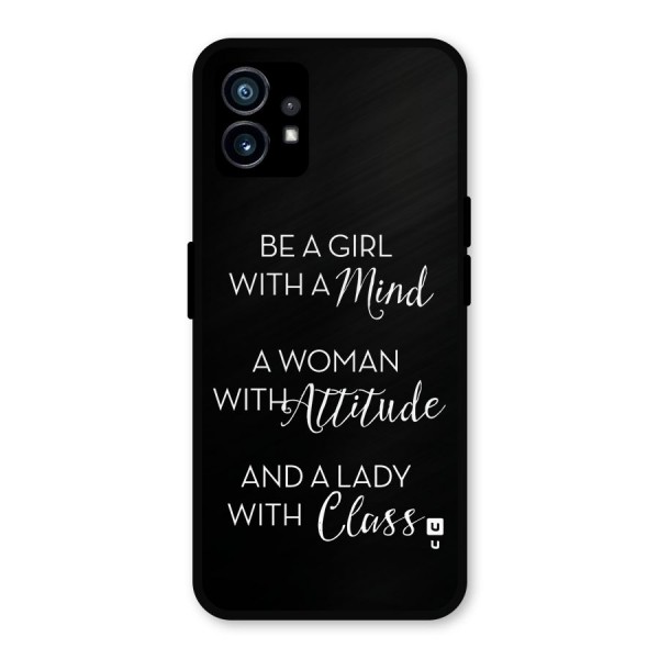 The-Mindset Metal Back Case for Nothing Phone 1