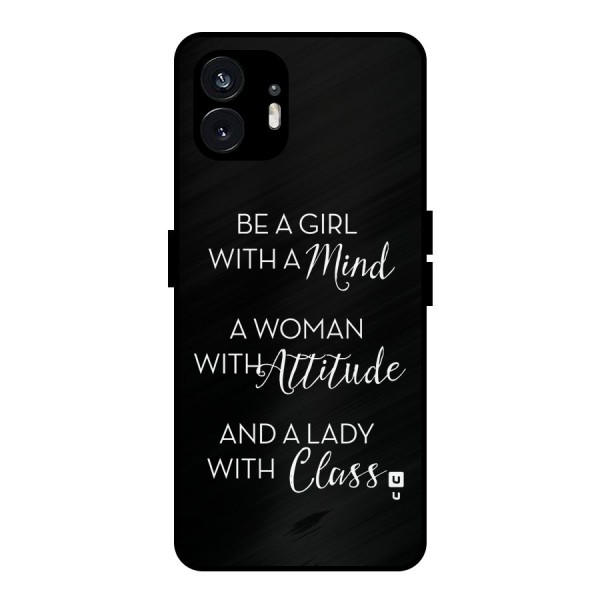 The-Mindset Metal Back Case for Nothing Phone 2