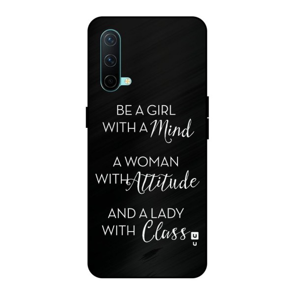 The-Mindset Metal Back Case for OnePlus Nord CE 5G