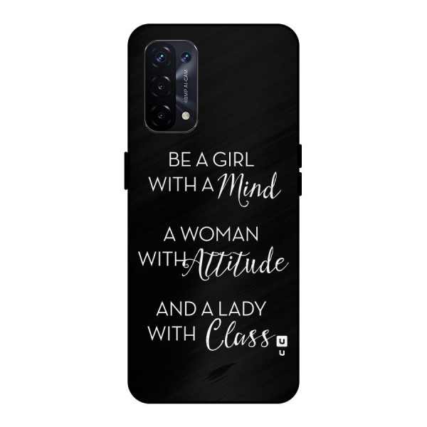 The-Mindset Metal Back Case for Oppo A74 5G