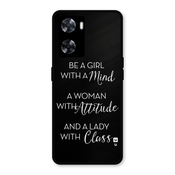 The-Mindset Metal Back Case for Oppo A77