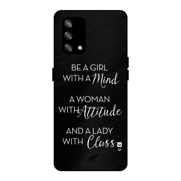 The-Mindset Metal Back Case for Oppo F19