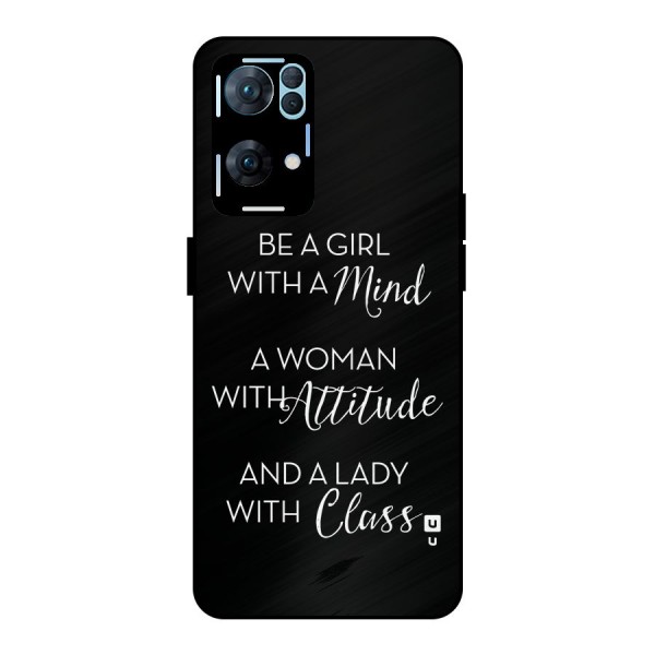 The-Mindset Metal Back Case for Oppo Reno7 Pro 5G