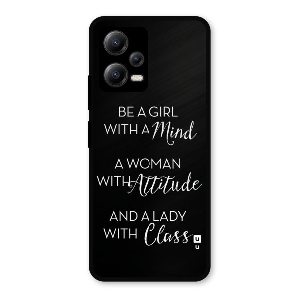 The-Mindset Metal Back Case for Poco X5