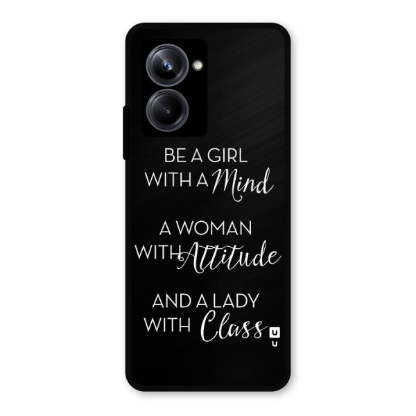 The-Mindset Metal Back Case for Realme 10 Pro