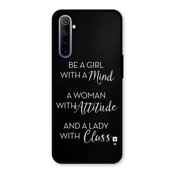 The-Mindset Metal Back Case for Realme 6