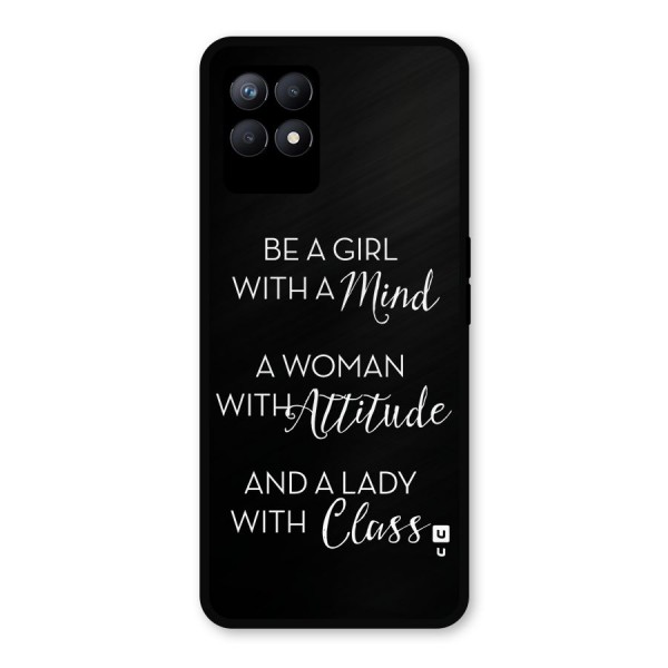 The-Mindset Metal Back Case for Realme 8i