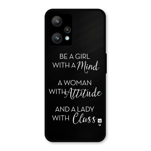 The-Mindset Metal Back Case for Realme 9