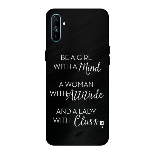 The-Mindset Metal Back Case for Realme C3