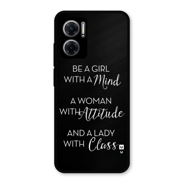 The-Mindset Metal Back Case for Redmi 11 Prime 5G