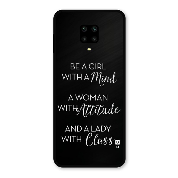 The-Mindset Metal Back Case for Redmi Note 10 Lite