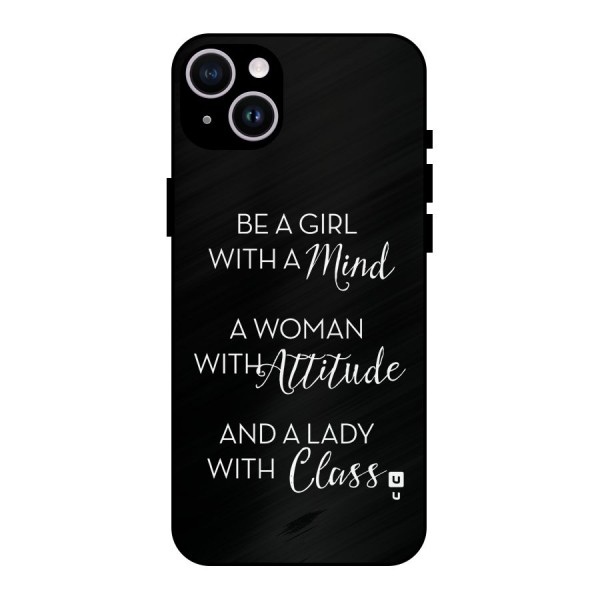 The-Mindset Metal Back Case for iPhone 14 Plus