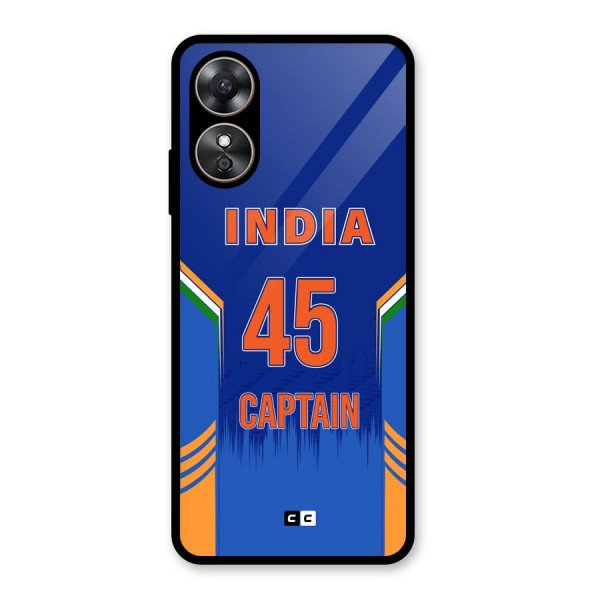 The Captain Glass Back Case for Oppo A17