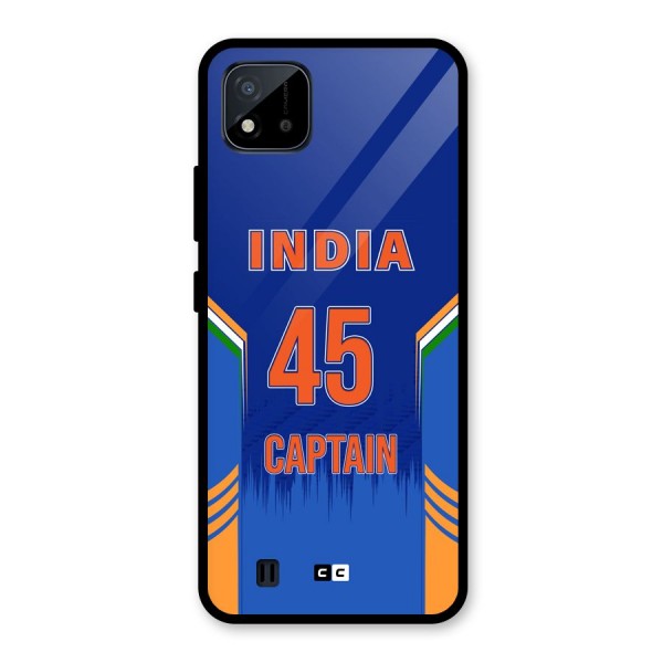 The Captain Glass Back Case for Realme C11 2021