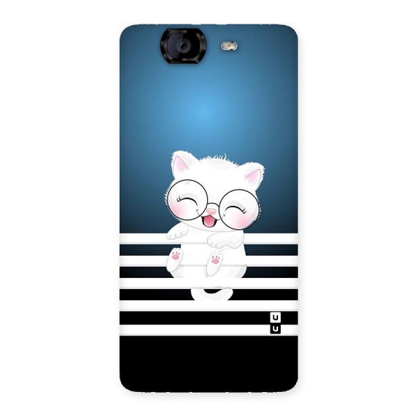 The Cat on Stripes Back Case for Canvas Knight A350