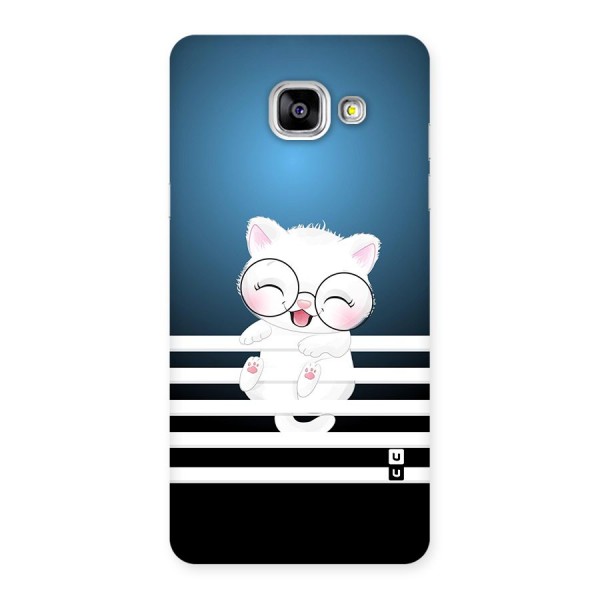 The Cat on Stripes Back Case for Galaxy A5 2016