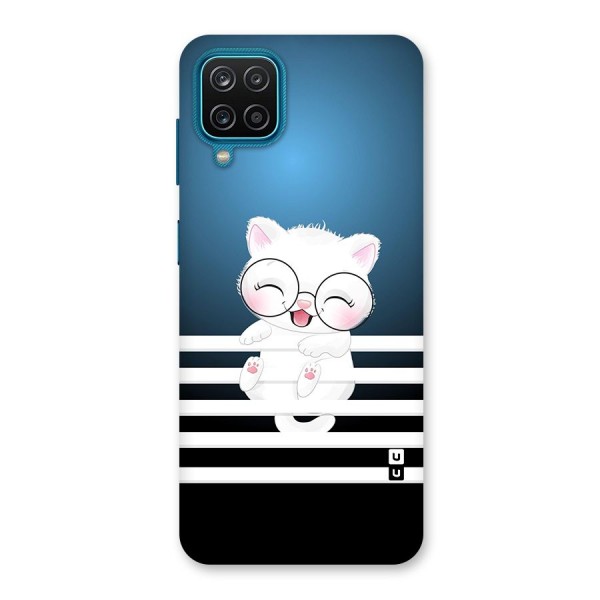 The Cat on Stripes Back Case for Galaxy F12