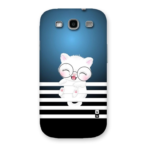 The Cat on Stripes Back Case for Galaxy S3 Neo