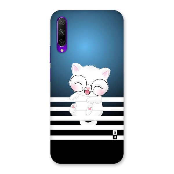 The Cat on Stripes Back Case for Honor 9X Pro
