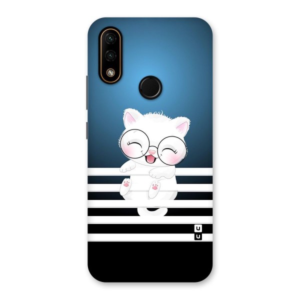 The Cat on Stripes Back Case for Lenovo A6 Note