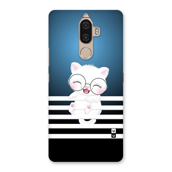 The Cat on Stripes Back Case for Lenovo K8 Note