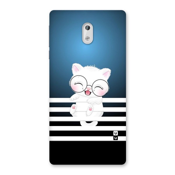 The Cat on Stripes Back Case for Nokia 3