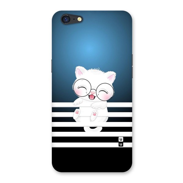 The Cat on Stripes Back Case for Oppo A71