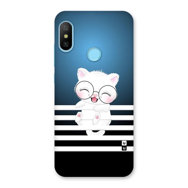 The Cat on Stripes Back Case for Redmi 6 Pro