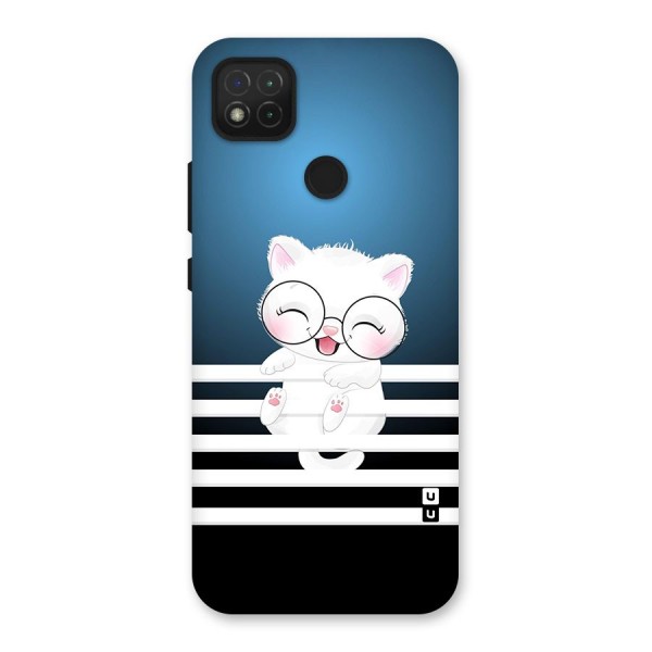 The Cat on Stripes Back Case for Redmi 9C