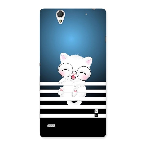 The Cat on Stripes Back Case for Sony Xperia C4