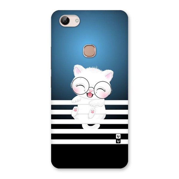 The Cat on Stripes Back Case for Vivo Y83