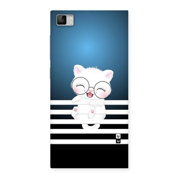 The Cat on Stripes Back Case for Xiaomi Mi3