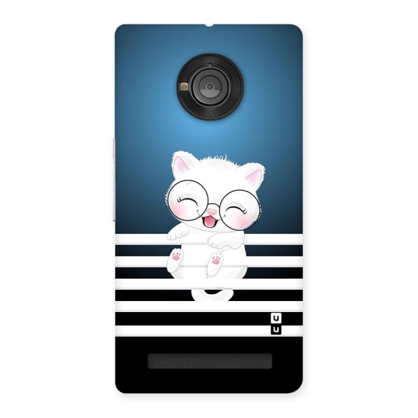 The Cat on Stripes Back Case for Yu Yuphoria