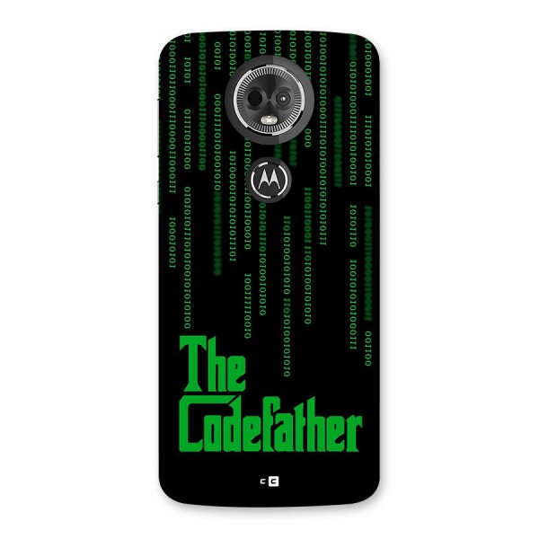 The Codefather Back Case for Moto E5 Plus