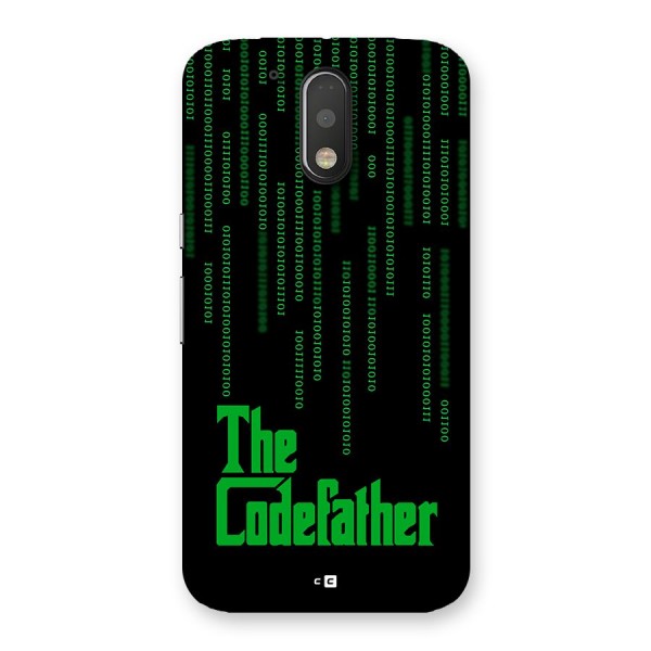 The Codefather Back Case for Moto G4