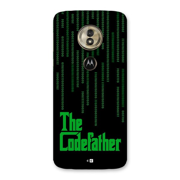 The Codefather Back Case for Moto G6 Play