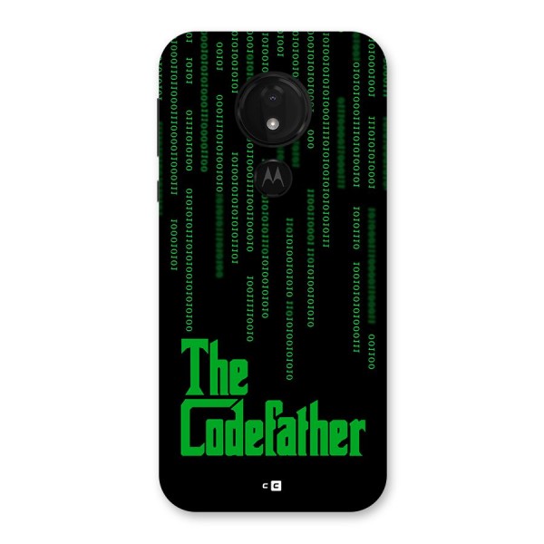 The Codefather Back Case for Moto G7 Power