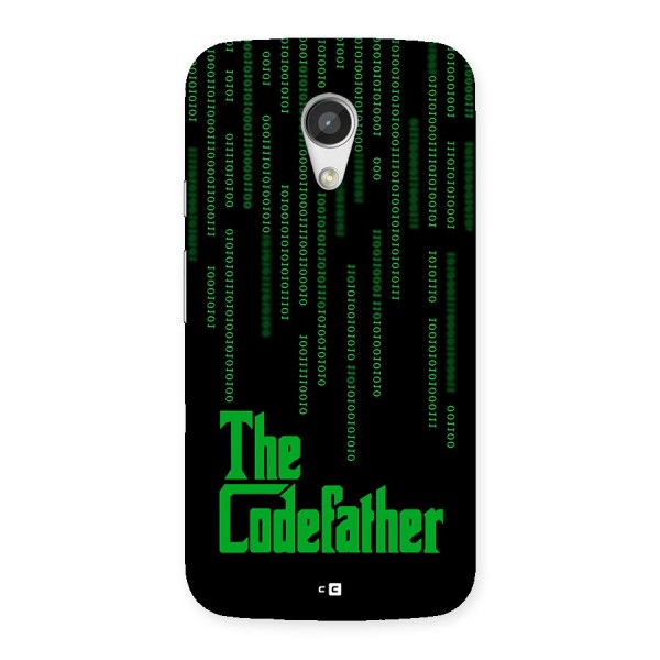 The Codefather Back Case for Moto G 2nd Gen