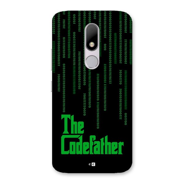 The Codefather Back Case for Moto M