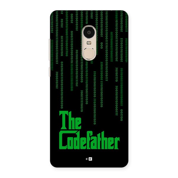 The Codefather Back Case for Redmi Note 4