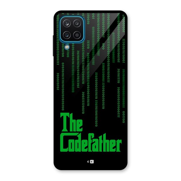 The Codefather Glass Back Case for Galaxy A12