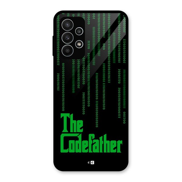 The Codefather Glass Back Case for Galaxy A23