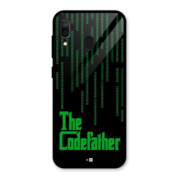 The Codefather Glass Back Case for Galaxy A30