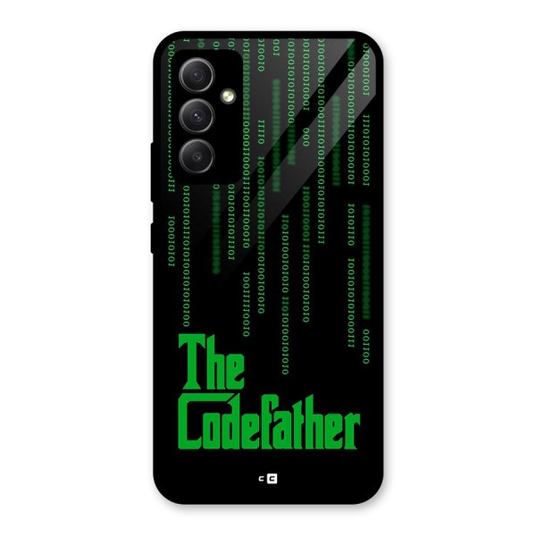 The Codefather Glass Back Case for Galaxy A34